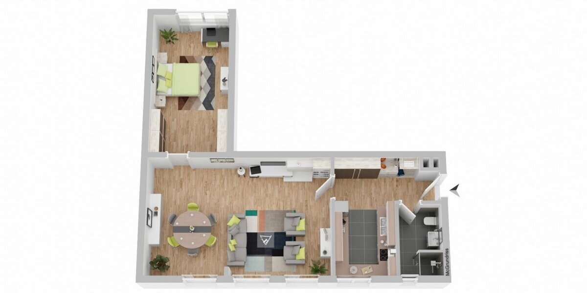 Grundriss Wohnung